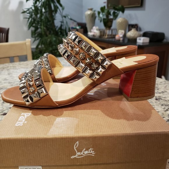 Christian Louboutin Shoes - NEW Christian Louboutin Tina Goes Mad Slide 38